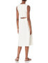 AG Adriano Goldschmied 295622 Women's Libby Dress, White Linen, X-Small