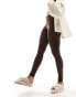 Фото #6 товара Vero Moda seamless leggings in coffee bean brown