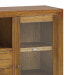 VITRINE AUS HOLZ BRAUN 90 X 35 X 90