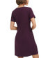 ფოტო #2 პროდუქტის Women's Patch-Pocket Shift Dress