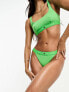 Фото #1 товара Tommy Hilfiger original cheeky bikini bottom in bright green