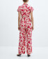 Фото #3 товара Women's Floral Print Jumpsuit