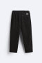 Corduroy trousers with jogger waist