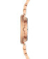 ფოტო #2 პროდუქტის Women's Rose Gold-Tone Bracelet Watch 30mm