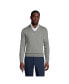 Фото #2 товара Men's School Uniform Cotton Modal Fine Gauge V-neck Sweater