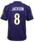 Lamar Jackson Baltimore Ravens Game Jersey, Big Boys (8-20)
