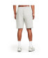 ფოტო #4 პროდუქტის Men's Gray Wordmark Fleece Shorts