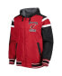 Men's Cardinal, Gray Arizona Cardinals Extreme Full Back Reversible Hoodie Full-Zip Jacket