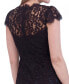 Women's Lace Cap-Sleeve Sheath Dress