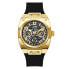 Фото #1 товара Guess Herren Armbanduhr Prodigy Silicon schwarz 43mm GW0569G2