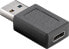 Фото #1 товара Wentronic USB 3.0 to USB-C SuperSpeed Adapter - Black - USB C - USB A - Black