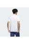Фото #2 товара Designed To Move 3-stripes Erkek Beyaz Polo Tişört (Gl0484)