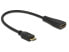 Фото #1 товара Delock 0.23m mini-HDMI/HDMI - 0.23 m - HDMI Type C (Mini) - HDMI Type A (Standard) - 1920 x 1200 pixels - Black