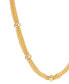 Gold-Tone Station Dainty and Delicate Chain Necklace