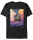 Фото #1 товара Disney Pixar Men's Up Balloon House Cloud Portrait, Short Sleeve T-Shirt