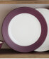 Фото #2 товара Colorwave Rim Dinner Plates, Set of 4