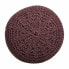 Pouffe Alexandra House Living Dark brown polystyrene 40 x 30 x 40 cm