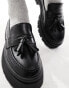 schuh – Leyton – Loafer in Schwarz mit dicker Sohle