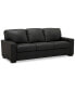 Фото #9 товара Ennia 82" Leather Queen Sleeper Sofa, Created for Macy's