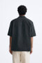 Фото #3 товара Рубашка из рельефной ткани с карманом ZARA