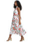 Фото #4 товара Women's Floral-Print A-Line Halter Dress