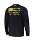 Men's Navy Michigan Wolverines Terminal Shot Omni-Shade Long Sleeve T-shirt Синий, L - фото #4