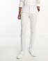 Фото #5 товара ASOS DESIGN Micro texture skinny suit trousers in ice grey