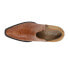 Фото #4 товара Сапоги женские Roper Ava Caiman Print Snip Toe Cowboy Booties коричневые Casual Boots 09-021