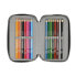 SAFTA Stone Triple 36 Units filled pencil case