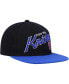 Men's Black, Blue New York Knicks Team Script 2.0 Fitted Hat