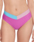 Фото #1 товара Juniors' Color Blocked Bikini Bottoms, Created for Macy's