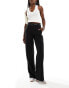 Фото #1 товара Stradivarius belted tailored trouser in black