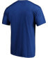Фото #2 товара Men's Royal Chicago Cubs Official Wordmark T-shirt