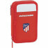 Фото #1 товара Двойной пенал Atlético Madrid M854 Белый Красный 12.5 x 19.5 x 4 cm (28 Предметы)