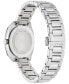 ფოტო #3 პროდუქტის GG2570 Diamond Accent Stainless Steel Bracelet Watch 29mm