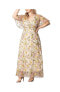 ფოტო #1 პროდუქტის Plus Size Embroidered Elegance Evening Gown