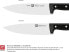 Zwilling Santoku knife, blade length: 14 cm, large blade, special stainless steel/plastic handle, professional S