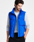 Фото #1 товара Men's Solid-Color Quilted Puffer Vest