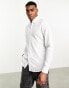 BOSS Orange Rickert regular fit long sleeve shirt in white