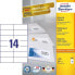 Фото #2 товара Avery Zweckform Avery 3653 - White - Rectangle - Permanent - 105 x 42.3 mm - A4 - Paper