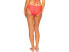Luli Fama 269066 Women's Ruched Back Red Bikini Bottom Swimwear Size M