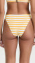 Faithfull The Brand 296893 Women's Agnes Bikini Bottoms, Marigold Stripe, M