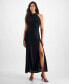 ფოტო #1 პროდუქტის Women's Sunset Geo-Lace Halter Maxi Dress