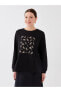 Фото #6 товара Толстовка LCW Grace Bicycle Neck Printed Sweatshirt