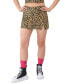ფოტო #1 პროდუქტის Women's Leopard-Print Soft Touch Mini Skort