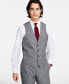 Фото #1 товара Жилет Bar III Slim-Fit Plaid Suit