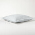 Euro Heavyweight Linen Blend Comforter Sham Light Gray - Casaluna