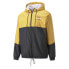 Puma Mvp Full ZipUp Windbreaker Mens Yellow Casual Athletic Outerwear 532208-02