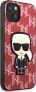 Karl Lagerfeld Etui Karl Lagerfeld KLHCP13MPMNIKPI Apple iPhone 13 hardcase czerwony/red Monogram Ikonik Patch