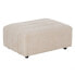 Pouffe Beige Iron 60 x 86 x 37 cm